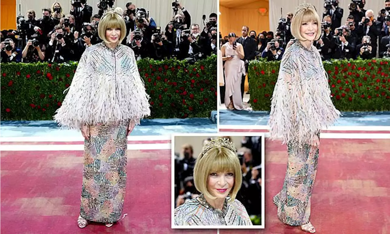 Met Gala 2022: Anna Wintour wears a CROWN on the red carpet