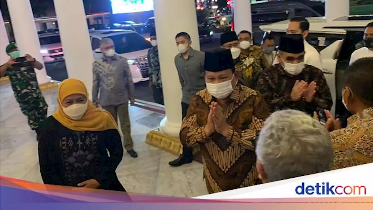 Prabowo Temui Khofifah di Surabaya, Bahas Apa?