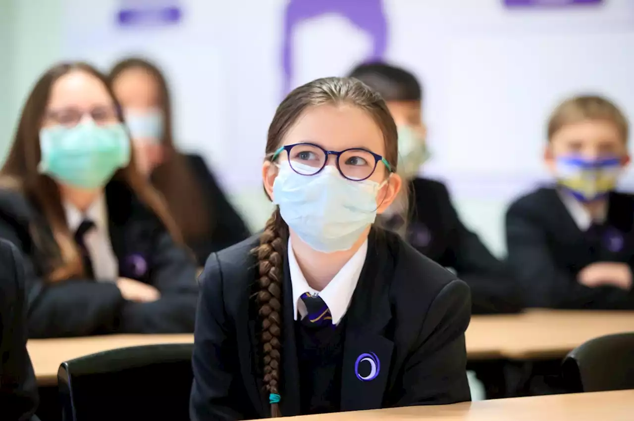 Students kept wearing school masks despite rule changes