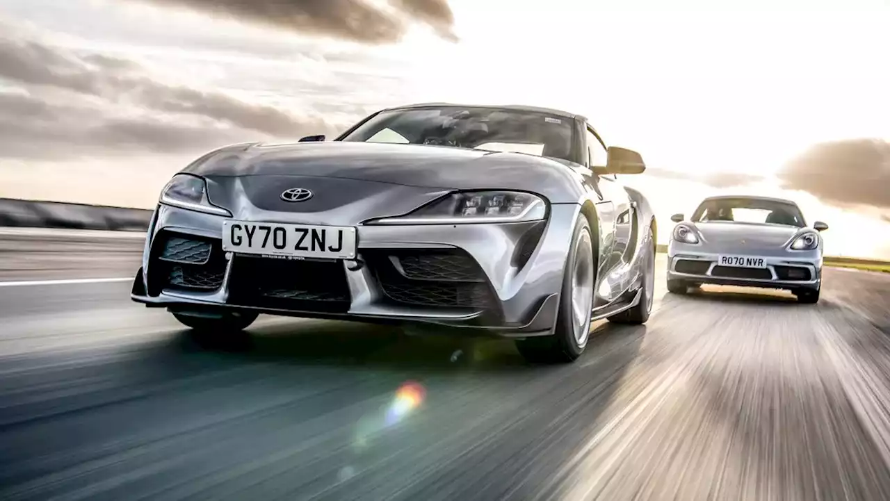 Toyota Supra 2.0 v Porsche 718 Cayman – four-cylinder coupes go head-to-head | Evo