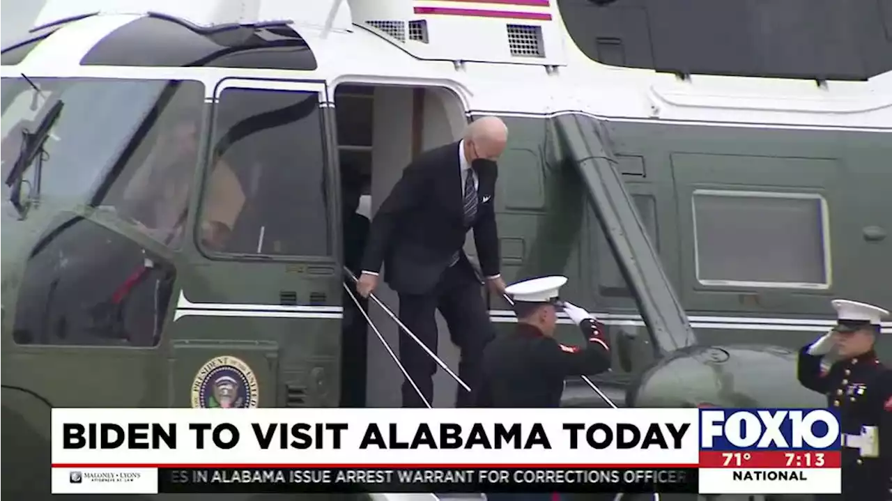 President Biden visiting Alabama today