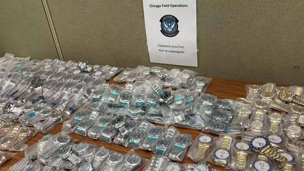 Border Patrol seizes 460 counterfeit Rolex watches