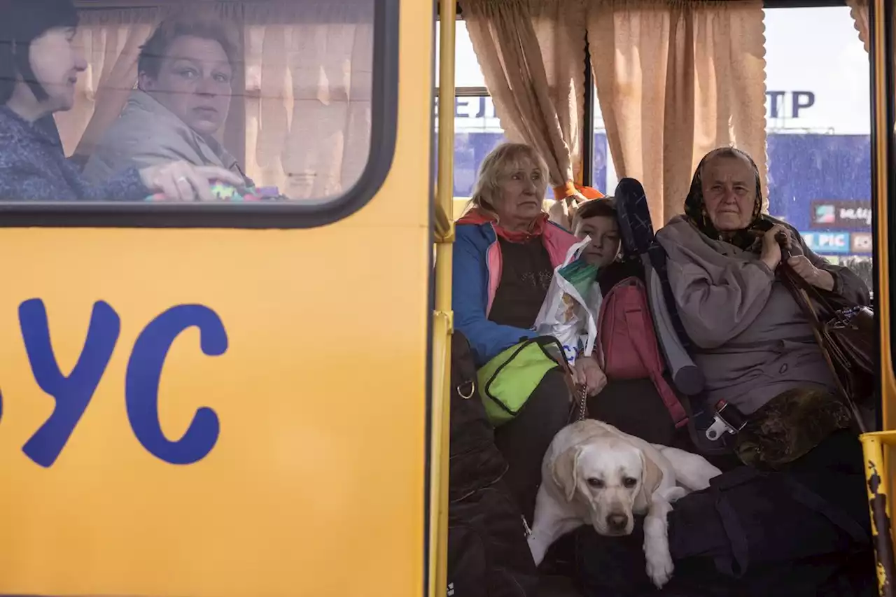 Evening Update: First civilians evacuated from besieged Mariupol steel plant in Ukraine head for safety