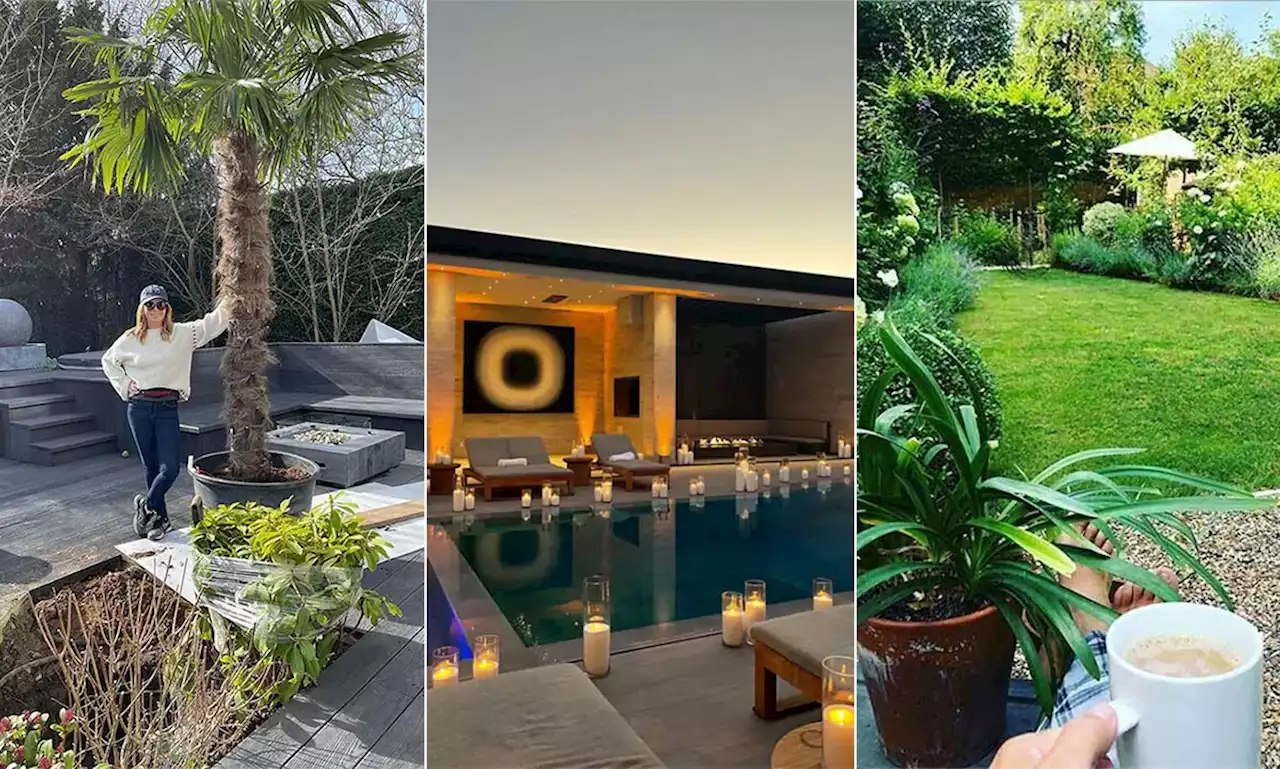 24 celebrity gardens to inspire you – Amanda Holden, the Beckhams and more