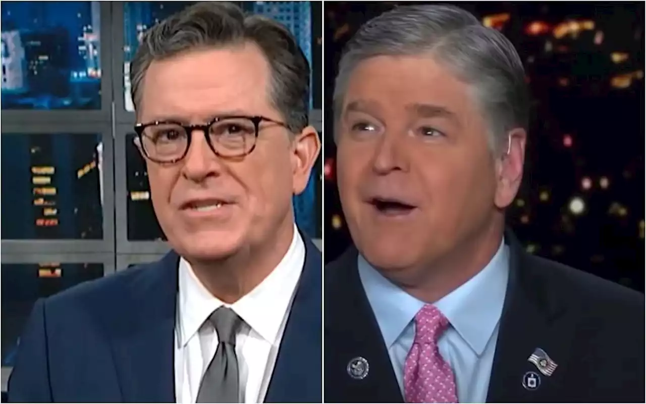 Stephen Colbert Rips Trump ‘Toady’ Hannity: ‘Your Boot Tastes Delicious, Mr. President’