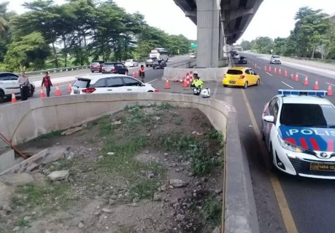 Jasa Marga Perpanjang Contra Flow KM 47 Jalan Tol Jakarta-Cikampek