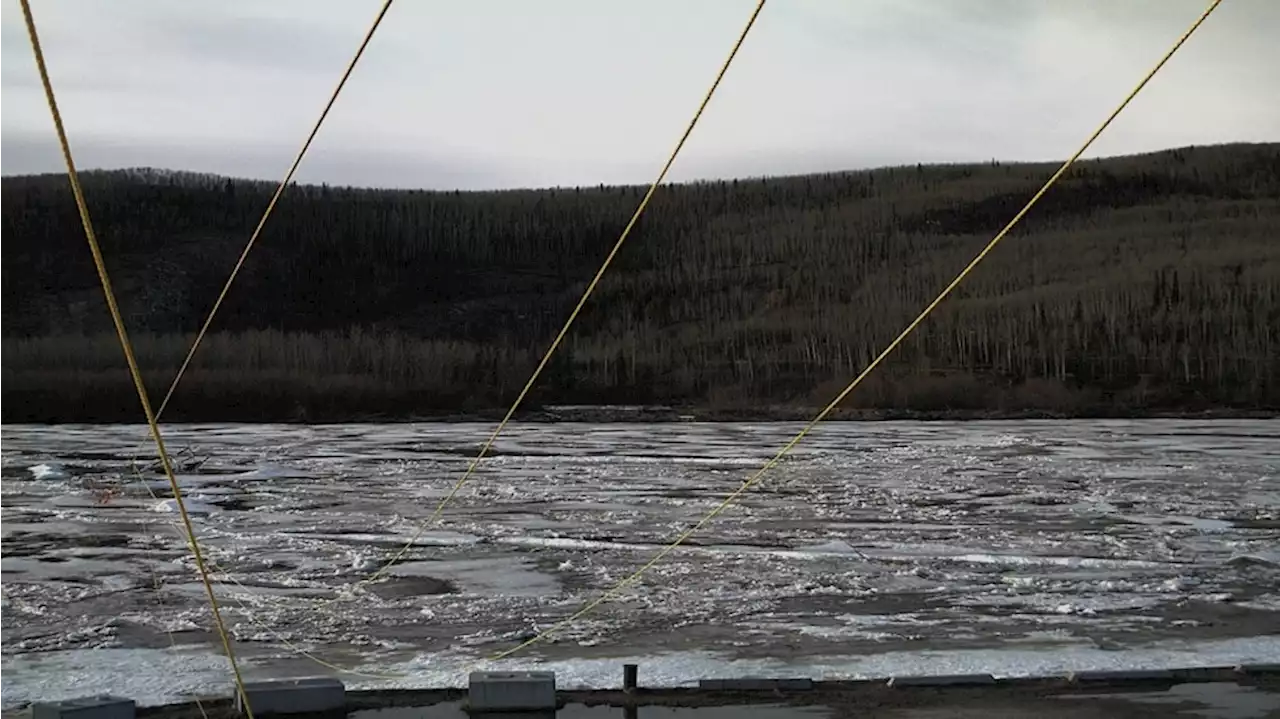 Tripod moves out on Tanana River, signaling end of this year’s Nenana Ice Classic