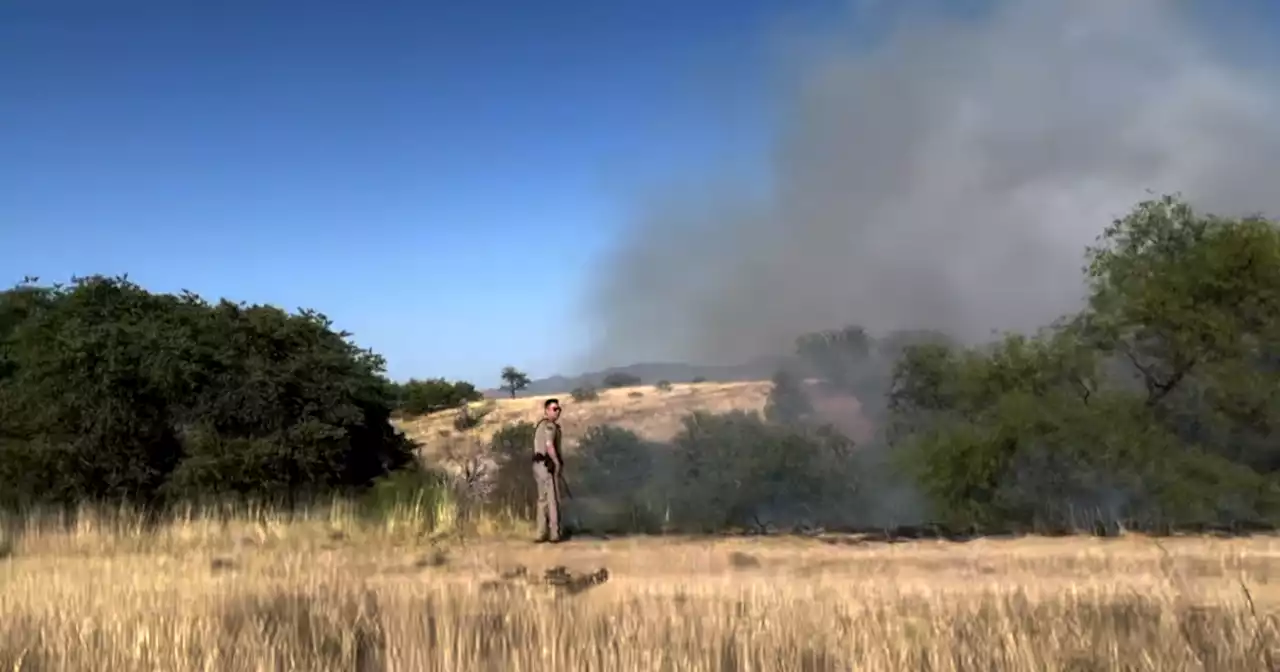 Several small fires spark along SR 83