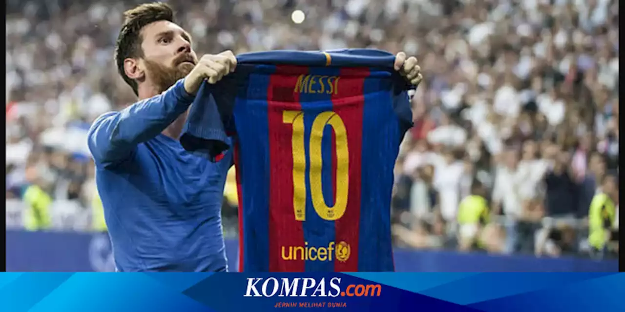 Kostum Ikonik Lionel Messi dalam El Clasico 2017 Laku Rp 6,5 Miliar