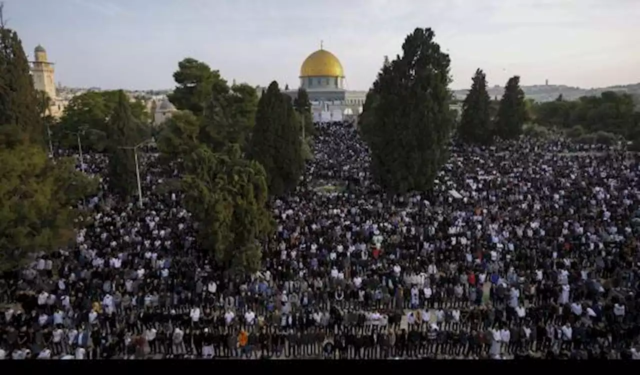 Shalat Id dan Perayaan Idulfitri di Kompleks Masjid Al Aqsa Yerusalem Berlangsung Damai dan Meriah