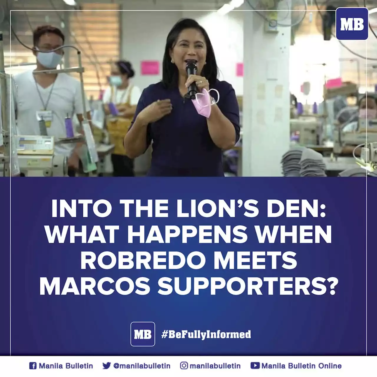 Into the lion’s den: What happens when Robredo meets Marcos supporters?