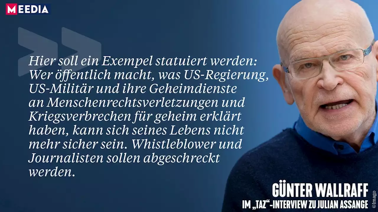 Günter Wallraff über Julian Assange: „Ein Tod auf Raten“