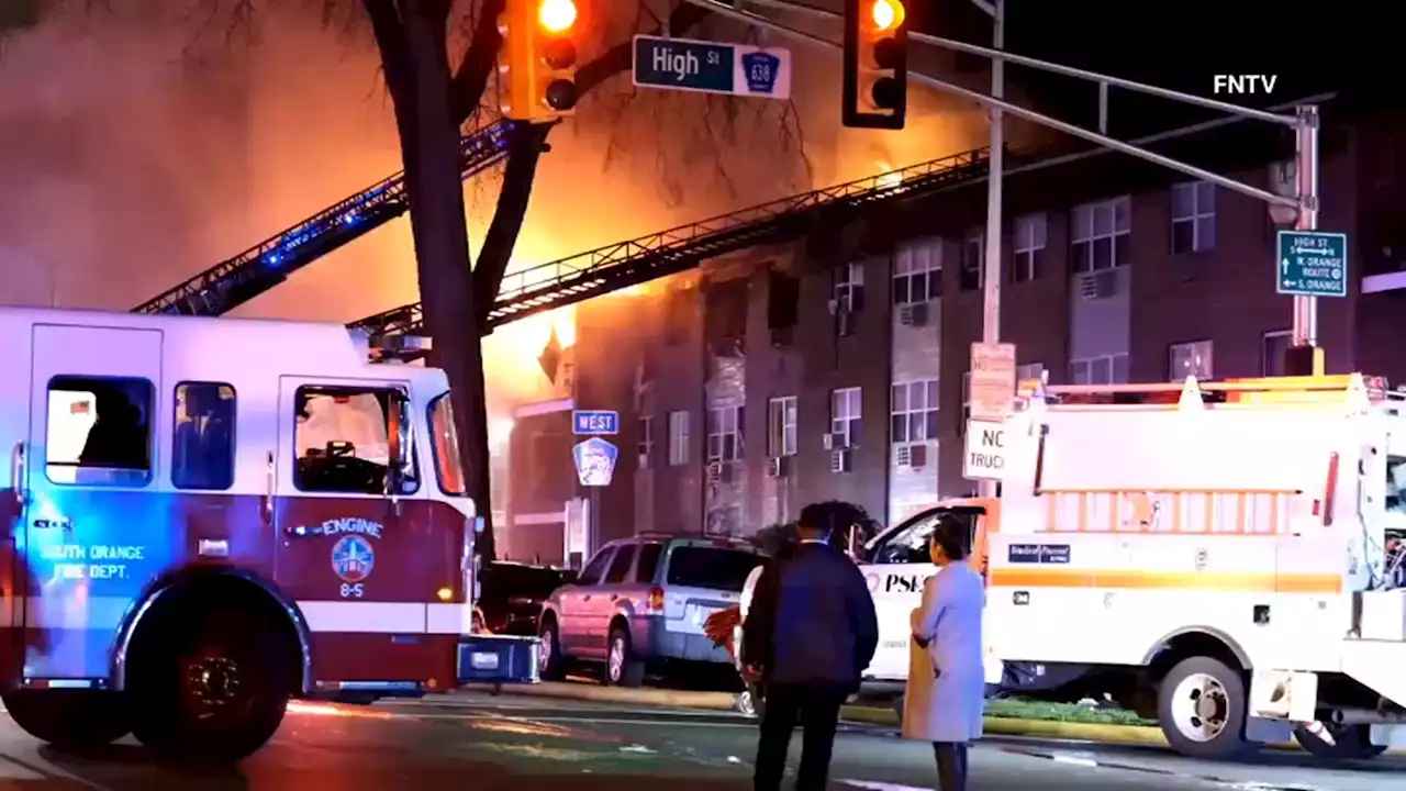 150 Residents Displaced After Early Morning Fire Rips Through NJ Apartment Complex