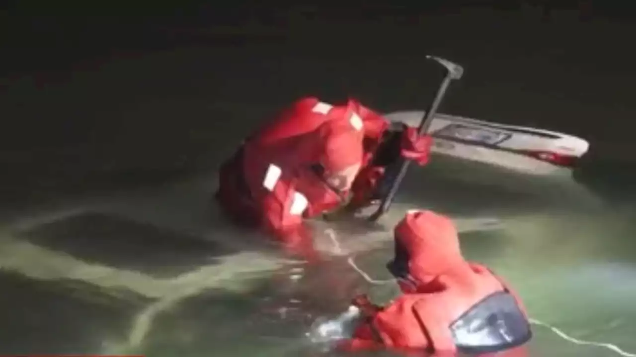 Car Found in Water With Man Inside in Bourne