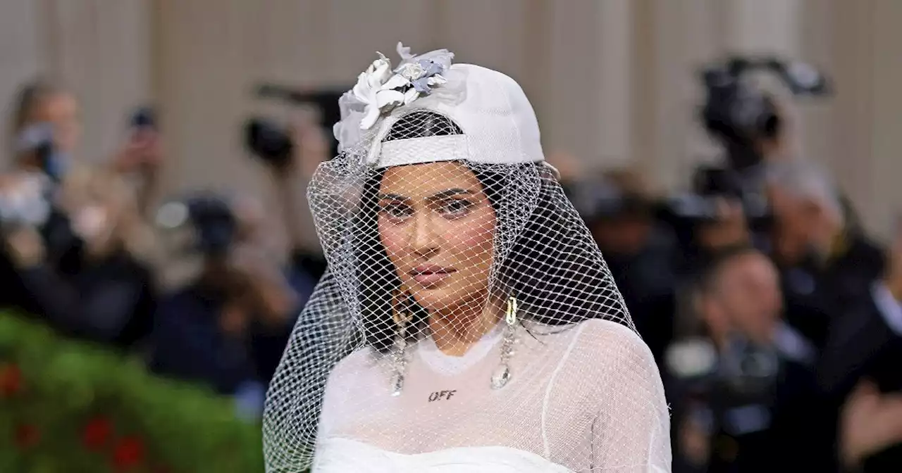 Kylie Jenner fans baffled as she wears wedding dress and cap to Met Gala