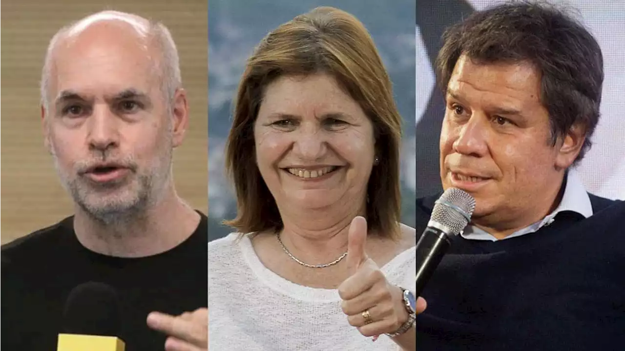 Encuesta: Larreta, Bullrich y Manes, los únicos tres dirigentes con más imagen positiva que negativa