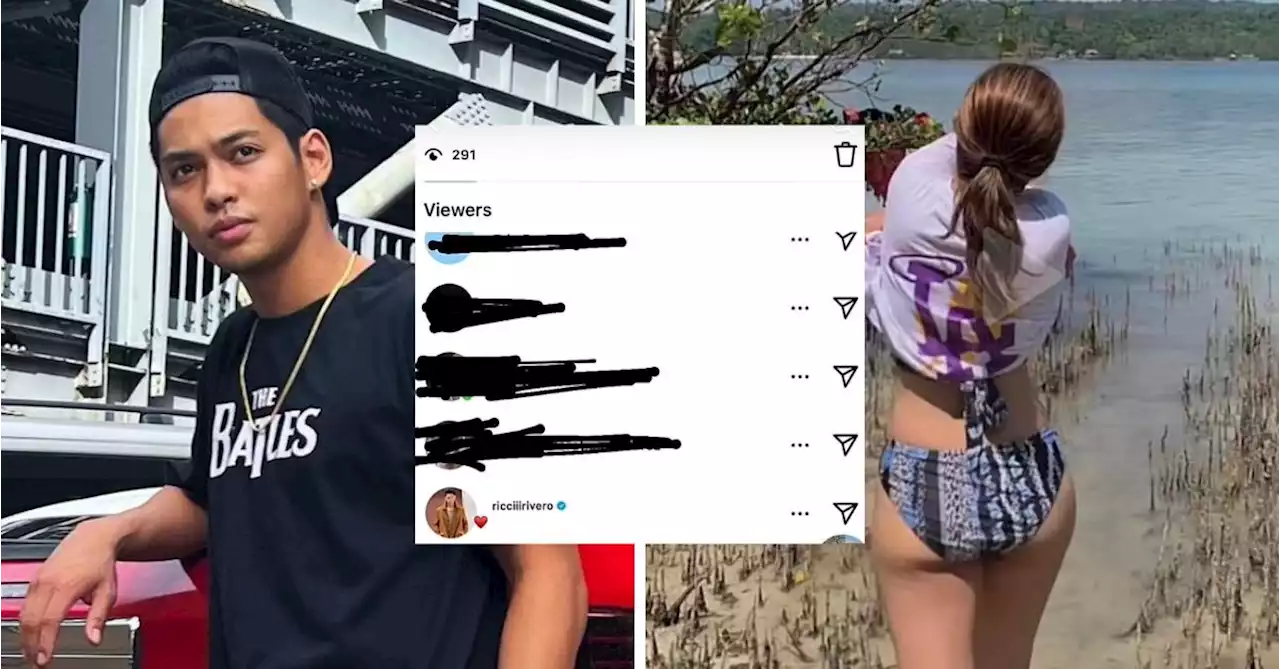 Ricci Rivero denies liking a netizen’s bikini pic - Latest Chika