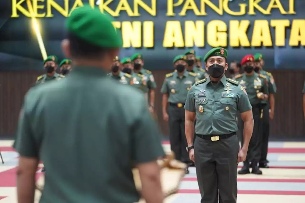 24 Pati TNI AD Naik Pangkat, Jenderal Kopassus Ini Sandang Bintang 3