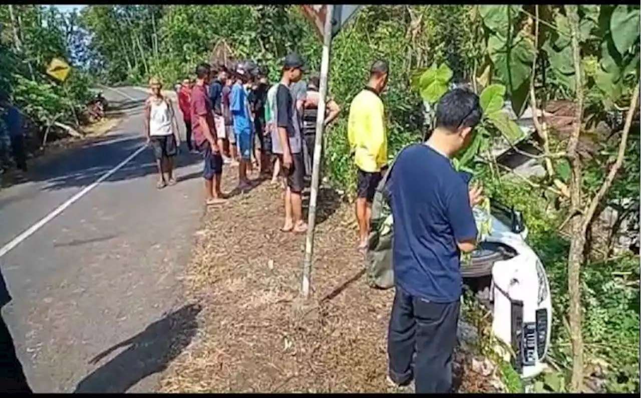 Mobil Pemudik Terjun ke Tegalan Gara-gara Anak Rewel, Bapak Panik?