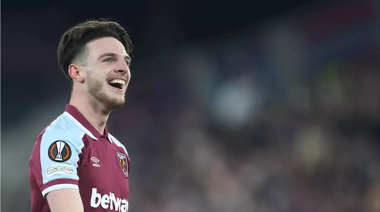 West Ham teammates 'wind up' Rice about Chelsea and Man United links and price tag