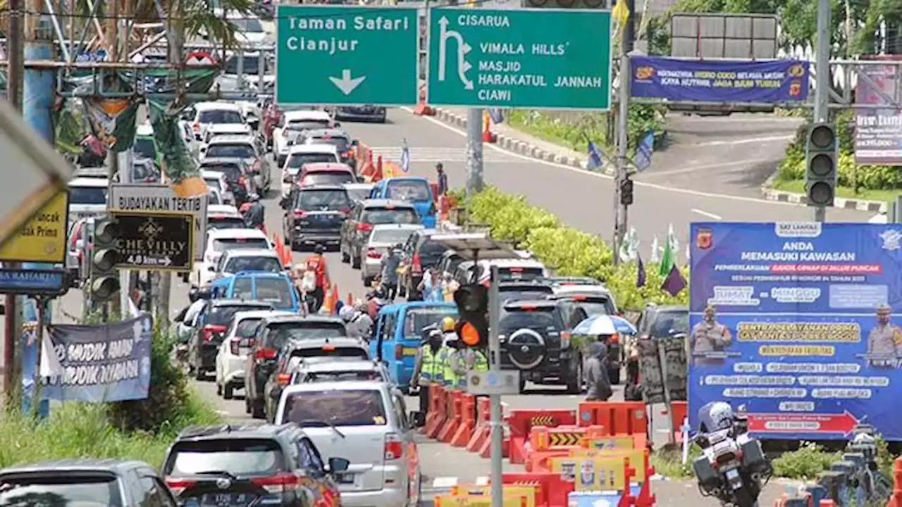 Kepadatan Kawasan Puncak pada Libur Lebaran H-2