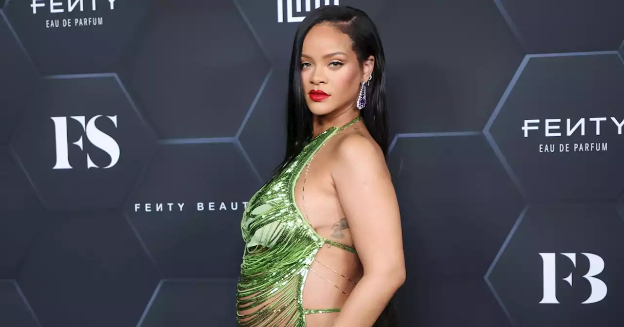 Pregnant Rihanna honored at Met Gala with rock-solid, realistic rendering of a marble statue