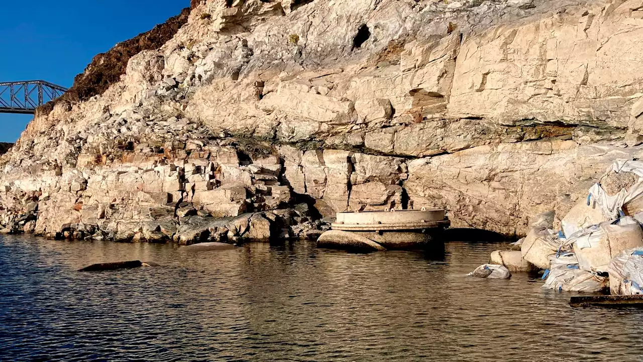 Body in barrel exposed as level of Nevada's Lake Mead drops