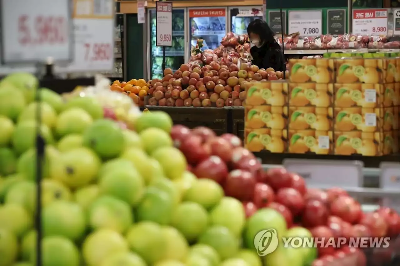 4월 소비자물가 4.8% 상승…금융위기 이후 13년 반 만에 최고(종합) | 연합뉴스