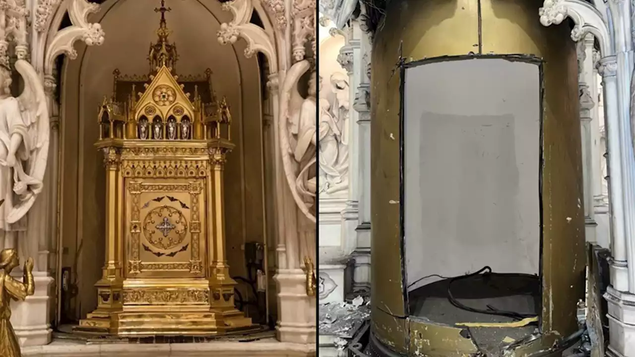 $2 million tabernacle from 1890s stolen from Brooklyn Catholic church; altar desecrated