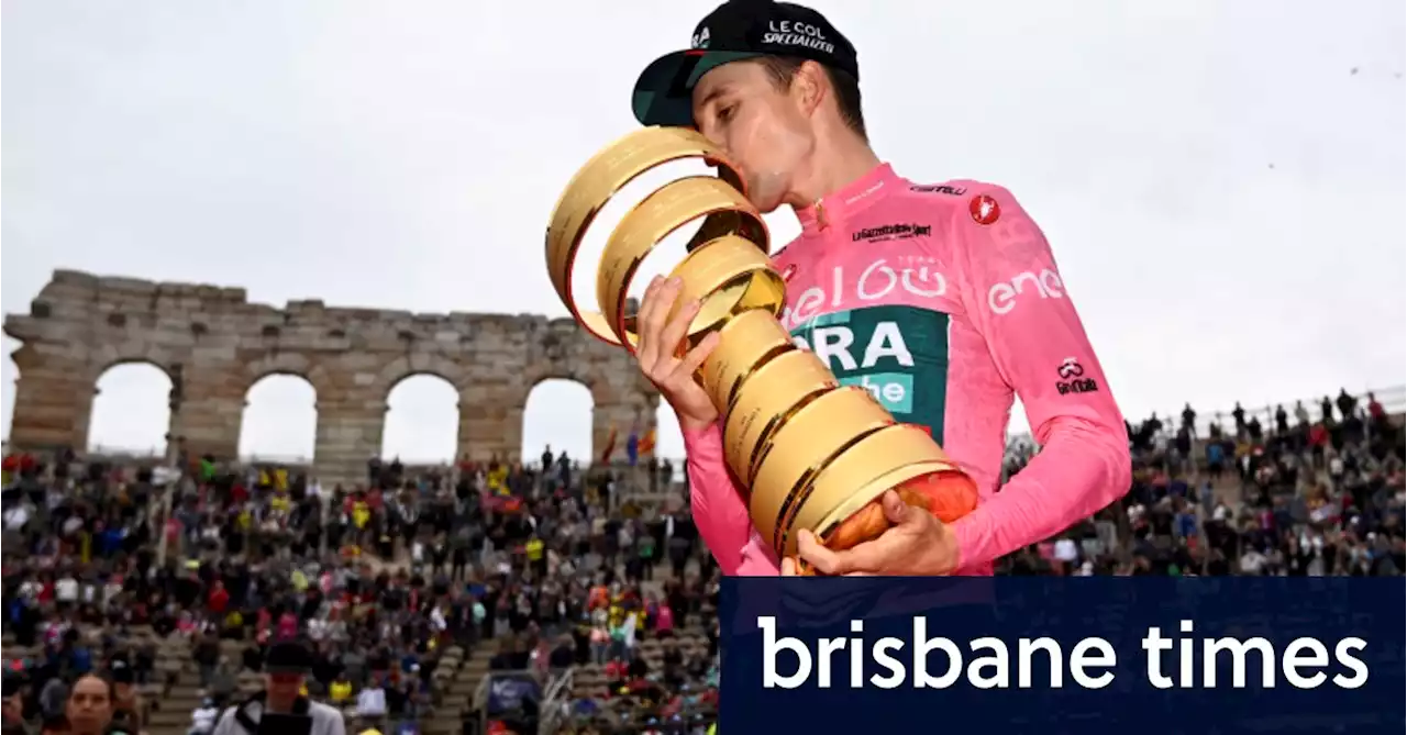 ‘A beautiful feeling’: Hindley becomes the first Australian to win the Giro