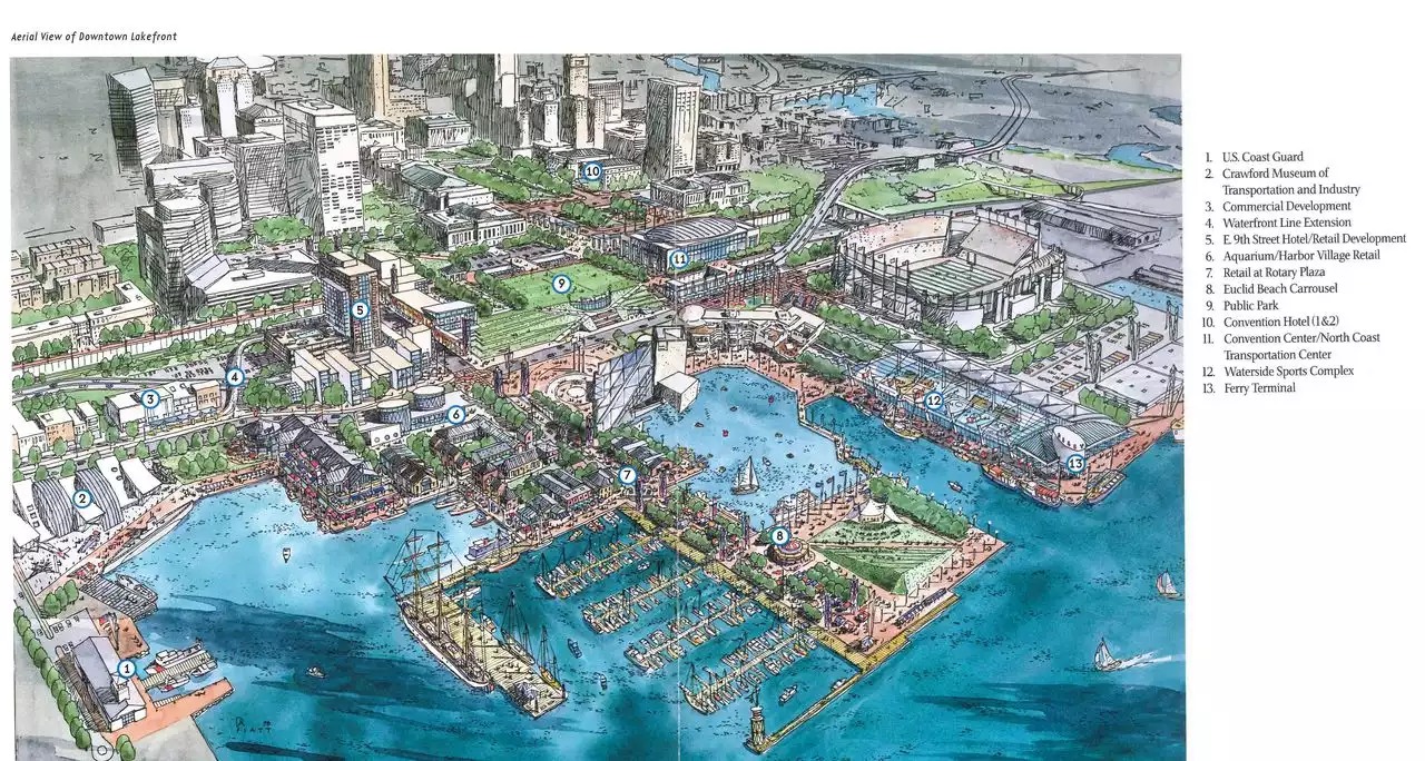 A look back at 9 previous downtown Cleveland lakefront proposals that didn’t move ahead