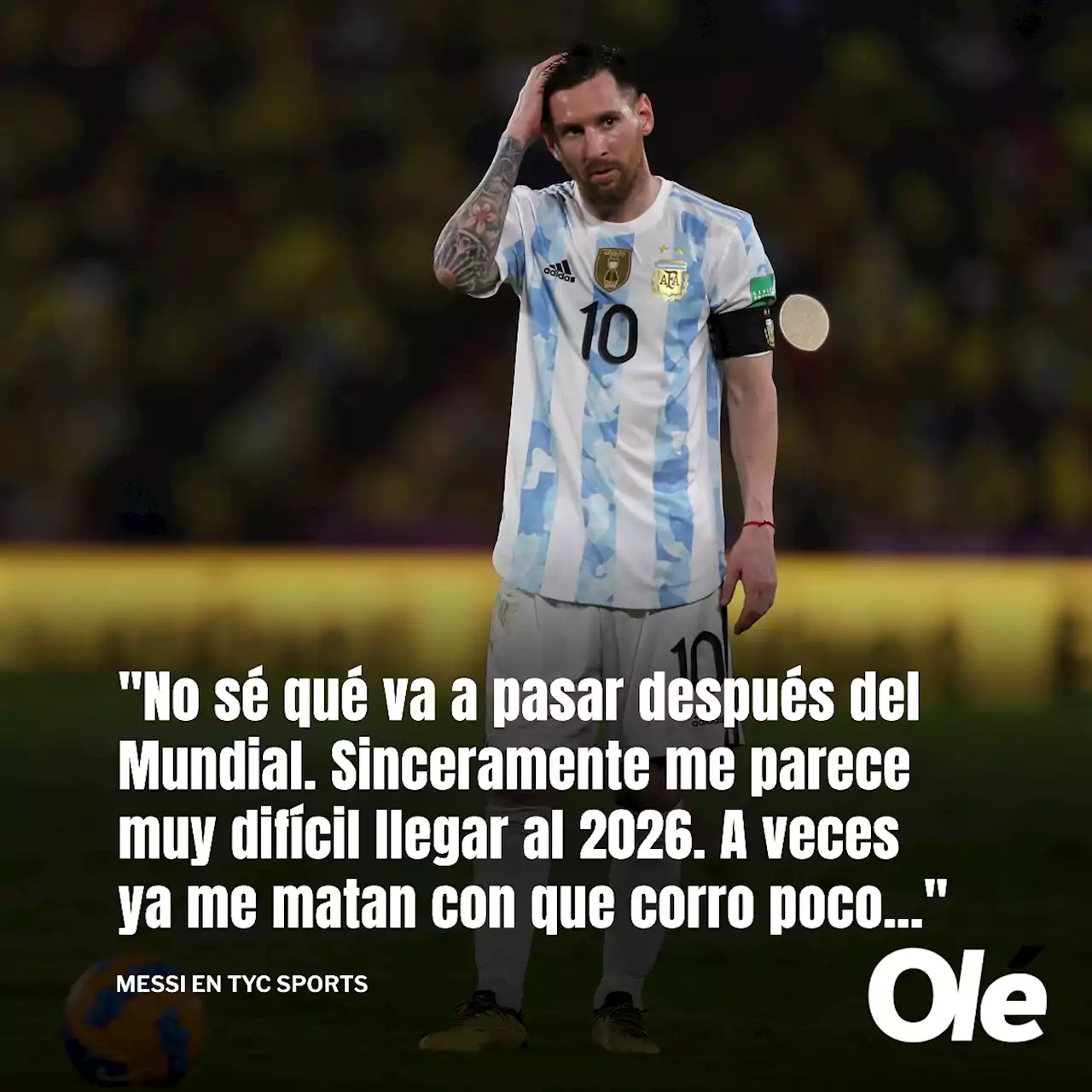 Messi: los silbidos, el año difícil y el desafío del Mundial