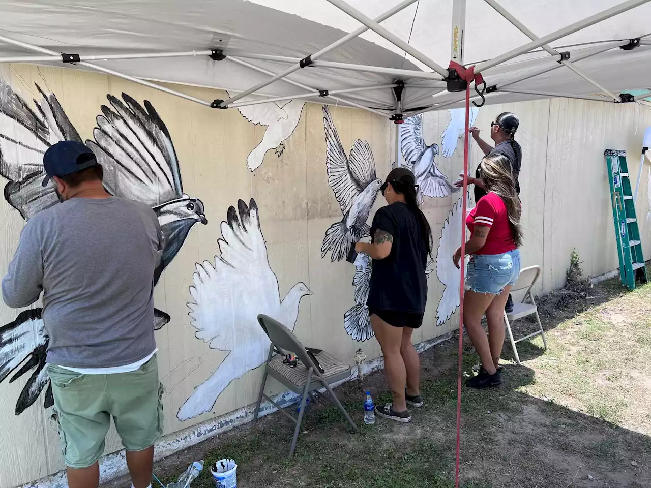 Mural to display a dove for every victim