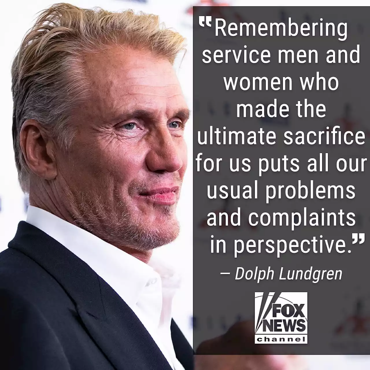 Dolph Lundgren reflects on Memorial Day: It’s about ‘remembering’ those who made the ‘ultimate sacrifice’