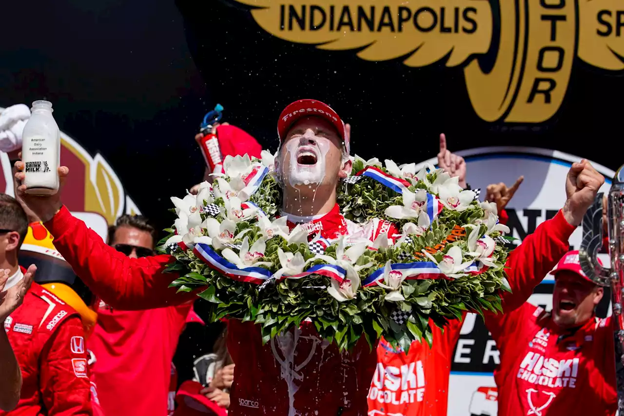 Marcus Ericsson holds on late to win Indianapolis 500