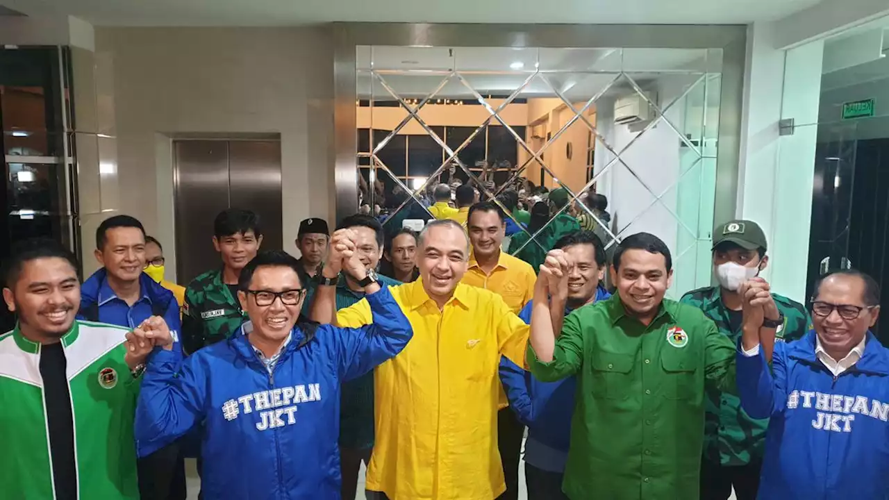 PAN, Golkar, dan PPP DKI Jakarta Kumpul Bahas Penebalan Visi Misi KIB