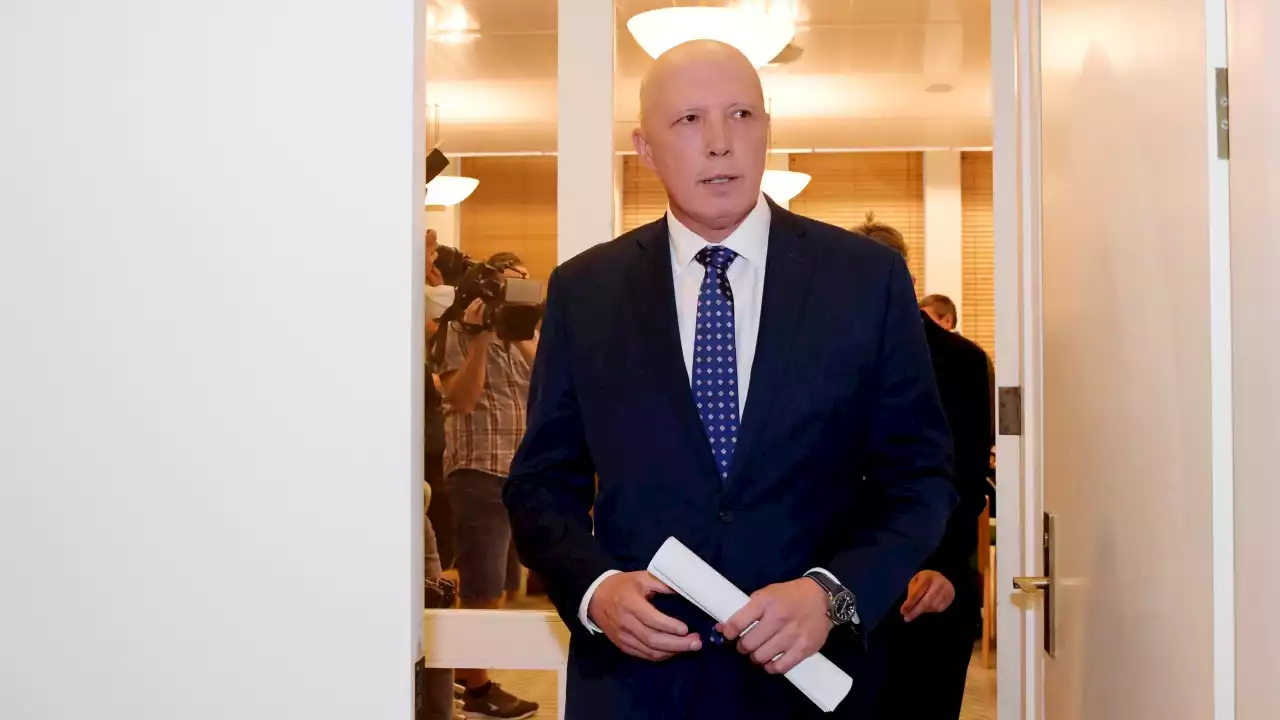 Dutton issues grim China warning in first appearance as Liberal leader