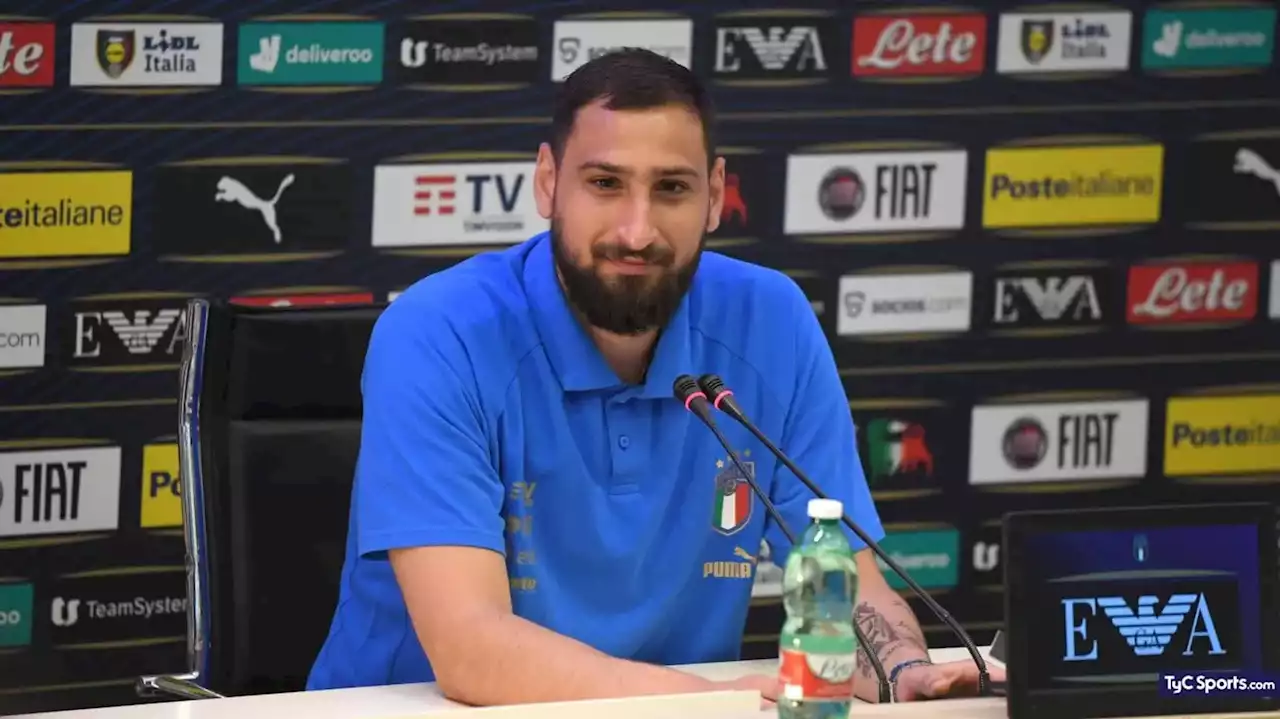 El elogio de Donnarumma a la Selección Argentina en la previa de la Finalissima - TyC Sports