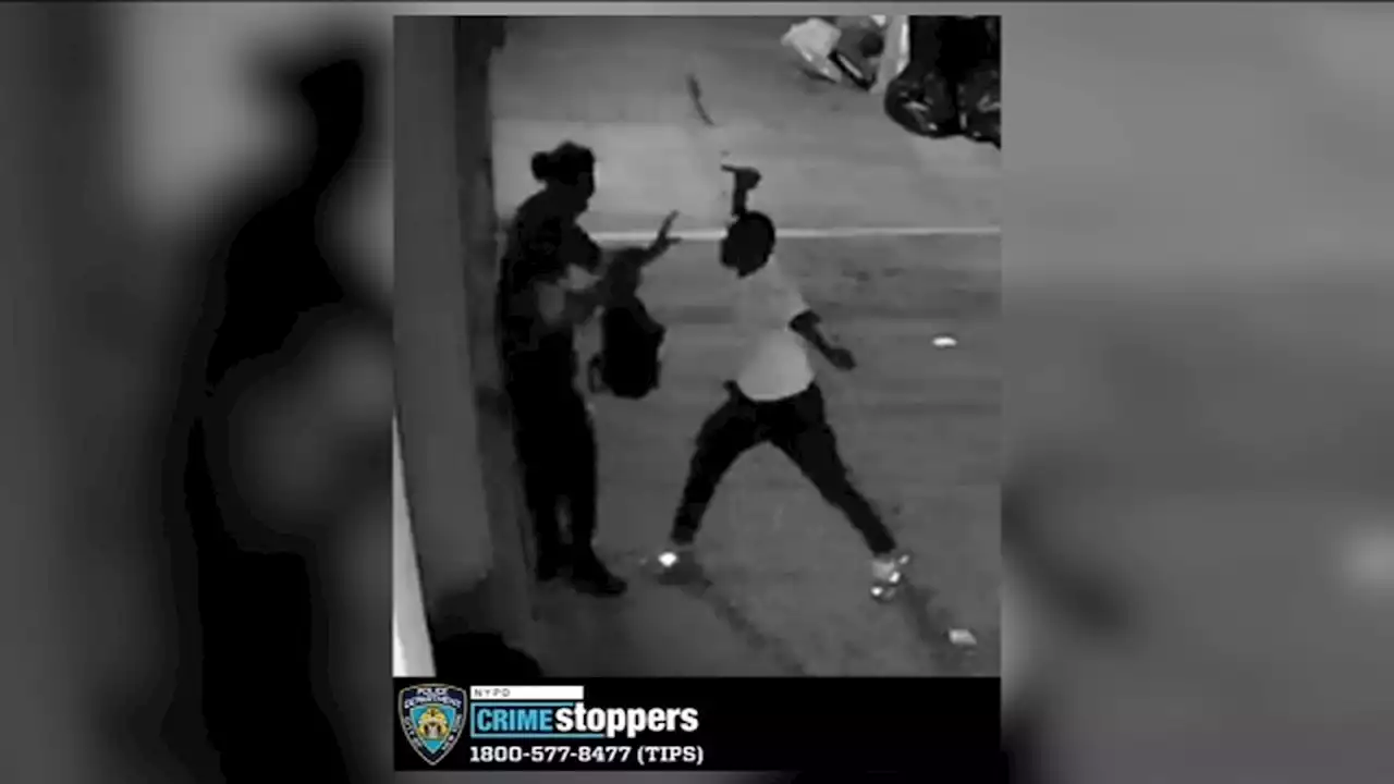 Stabbing in front of Bronx firehouse caught on camera; victim in critical condition