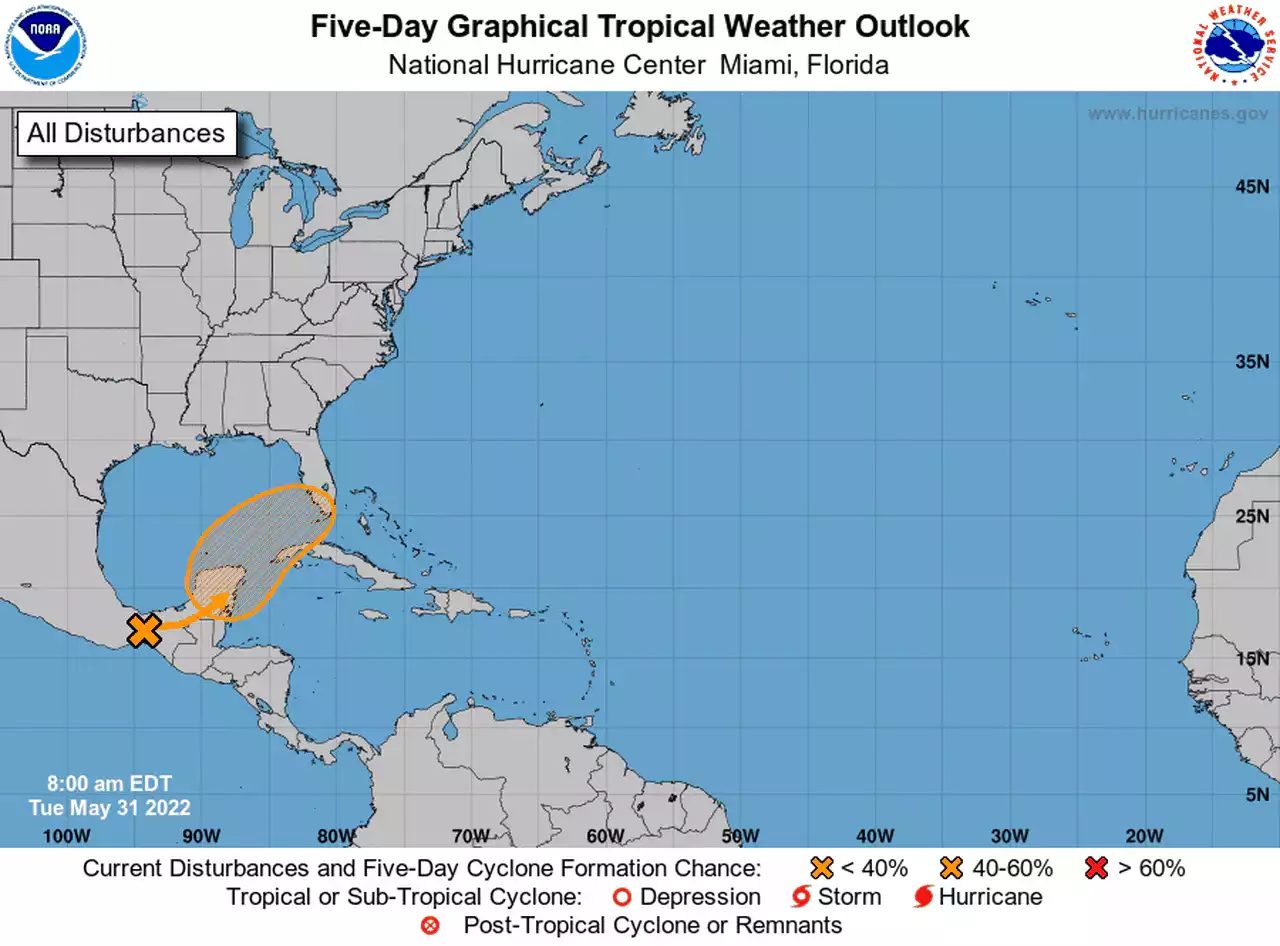 Tropical depression could form in Gulf this week