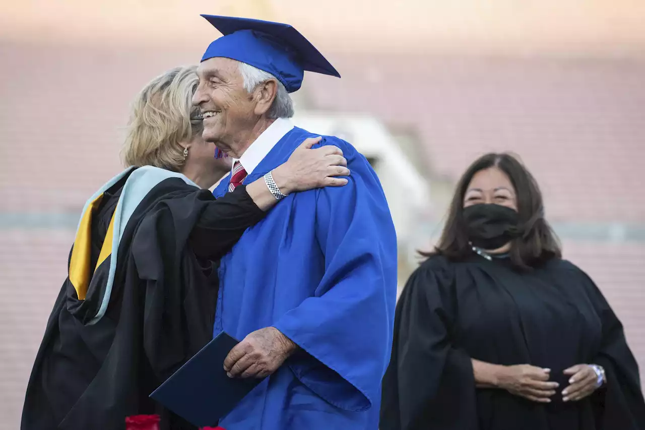 California man, 78, gets high school diploma 6 decades later