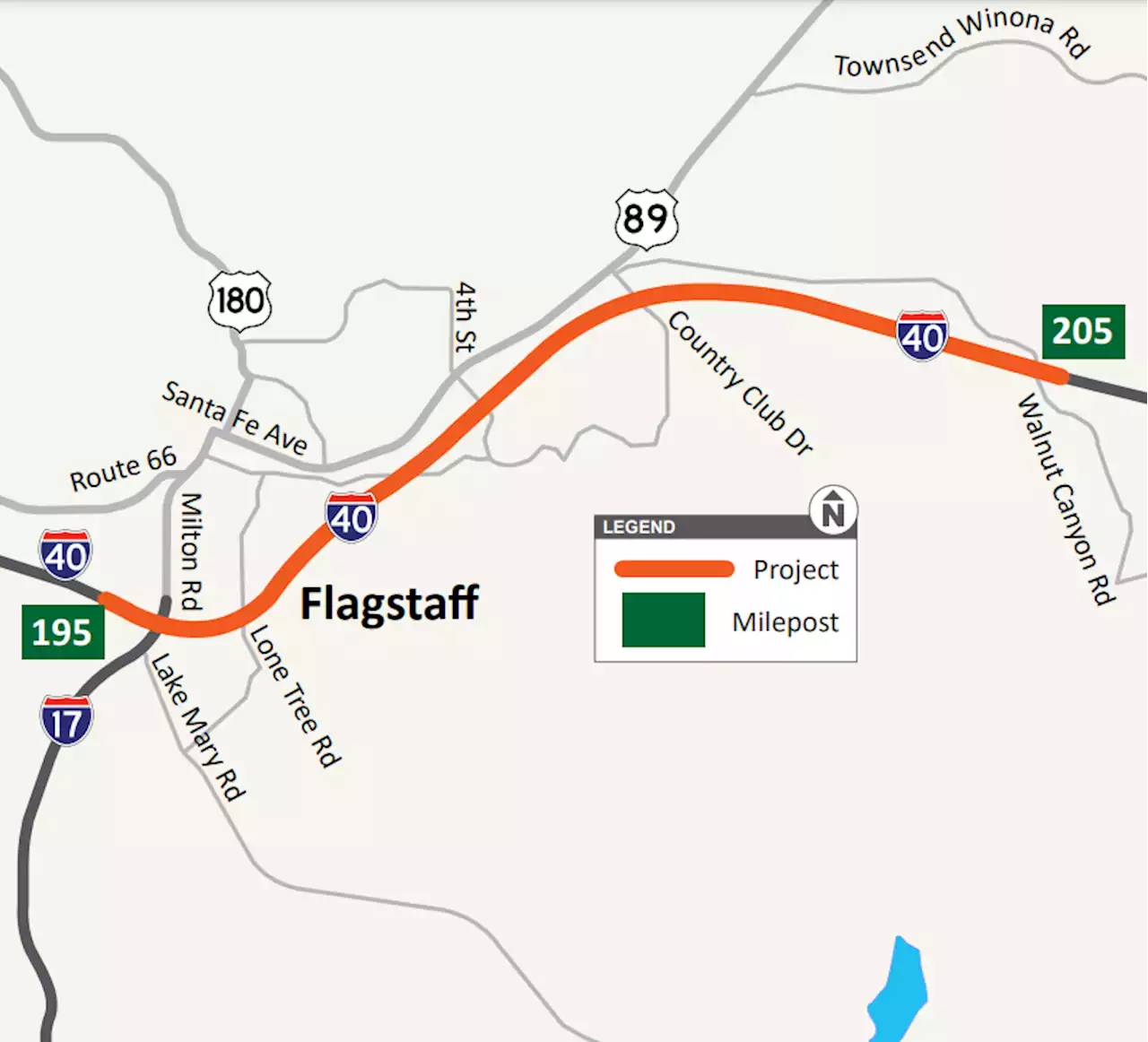 Eastbound Interstate 40 ramps to close at Walnut Canyon Road (exit 205) in Flagstaff May 31 - June 3