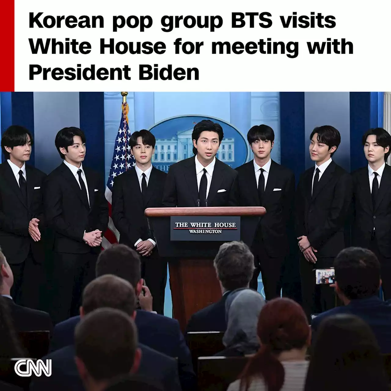 K-pop supergroup BTS visits the White House