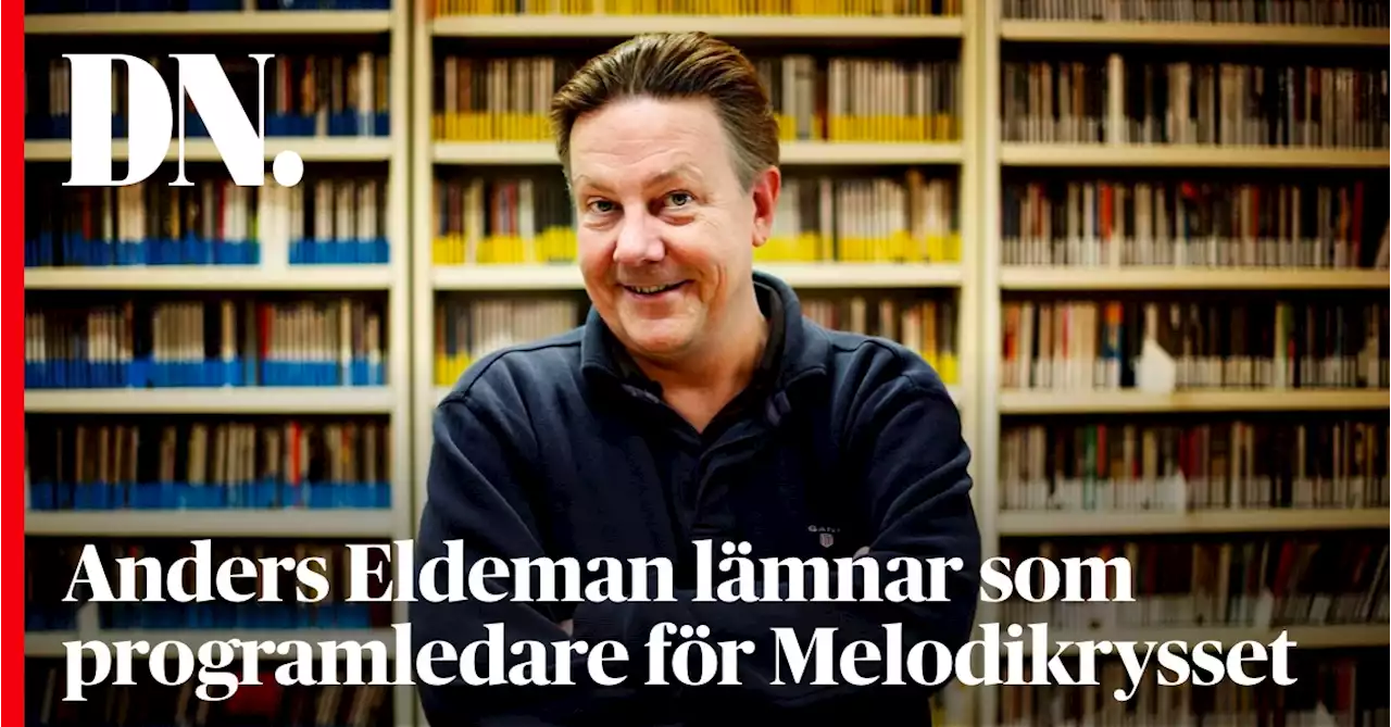 Anders Eldeman lämnar som programledare för Melodikrysset