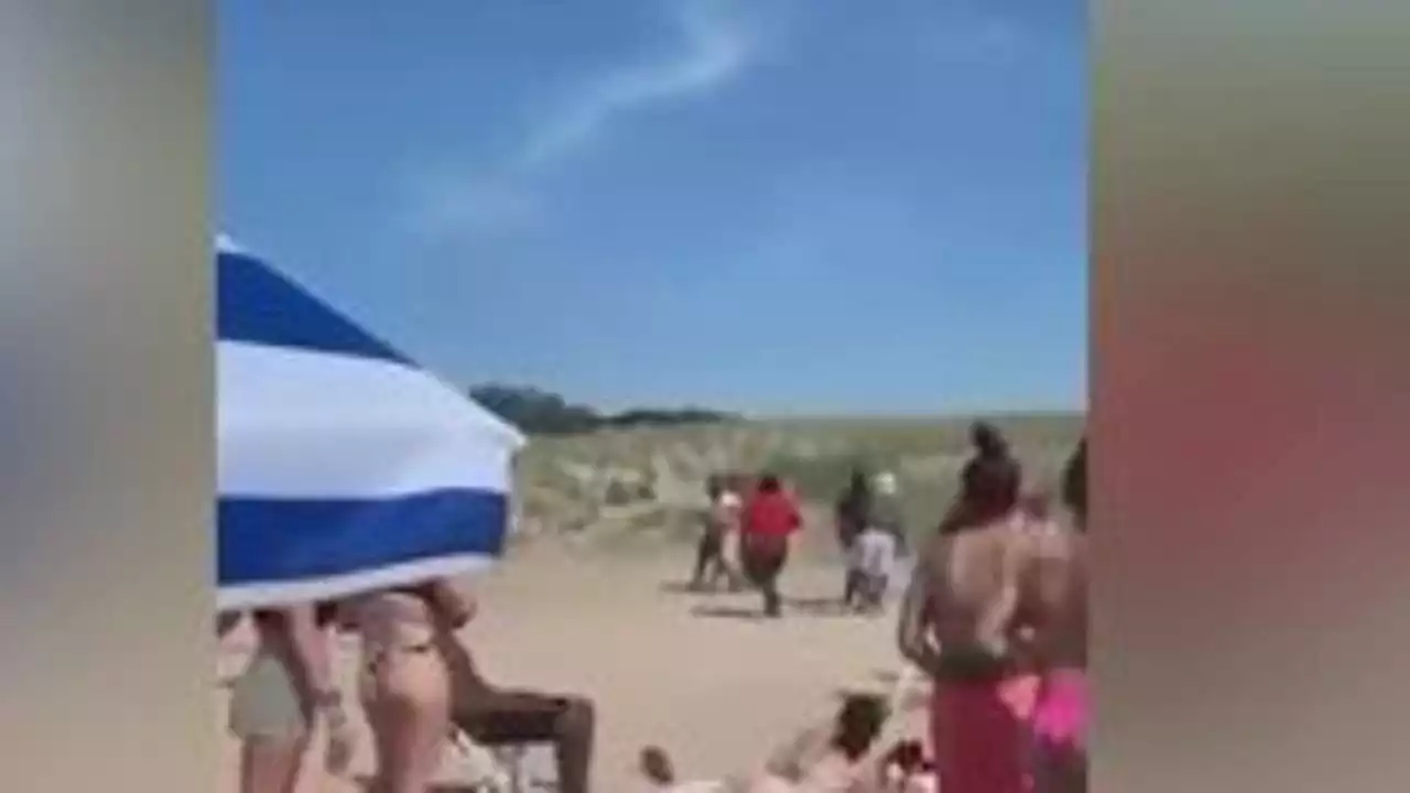 Video captures shooting at beach in Michigan City that left one critically wounded