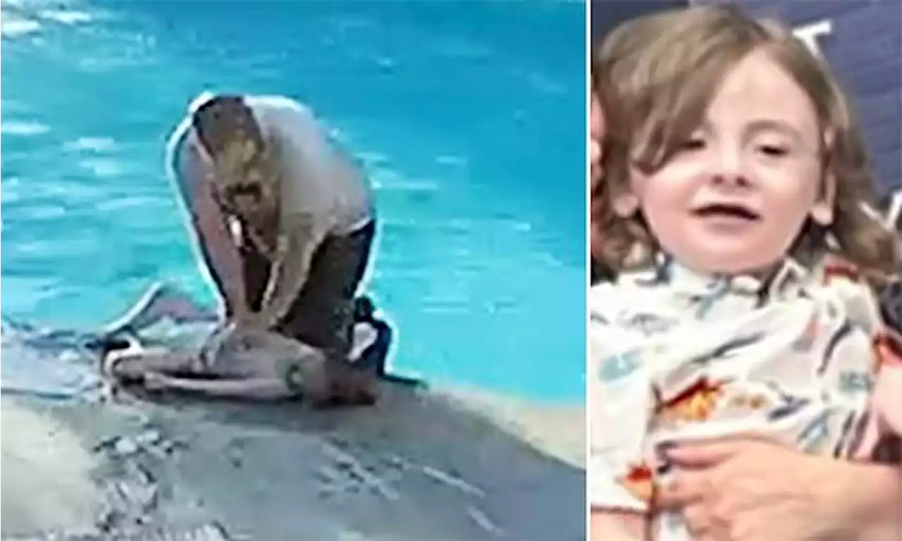 Incredible hero save neighbor's autistic son from drowning in pool