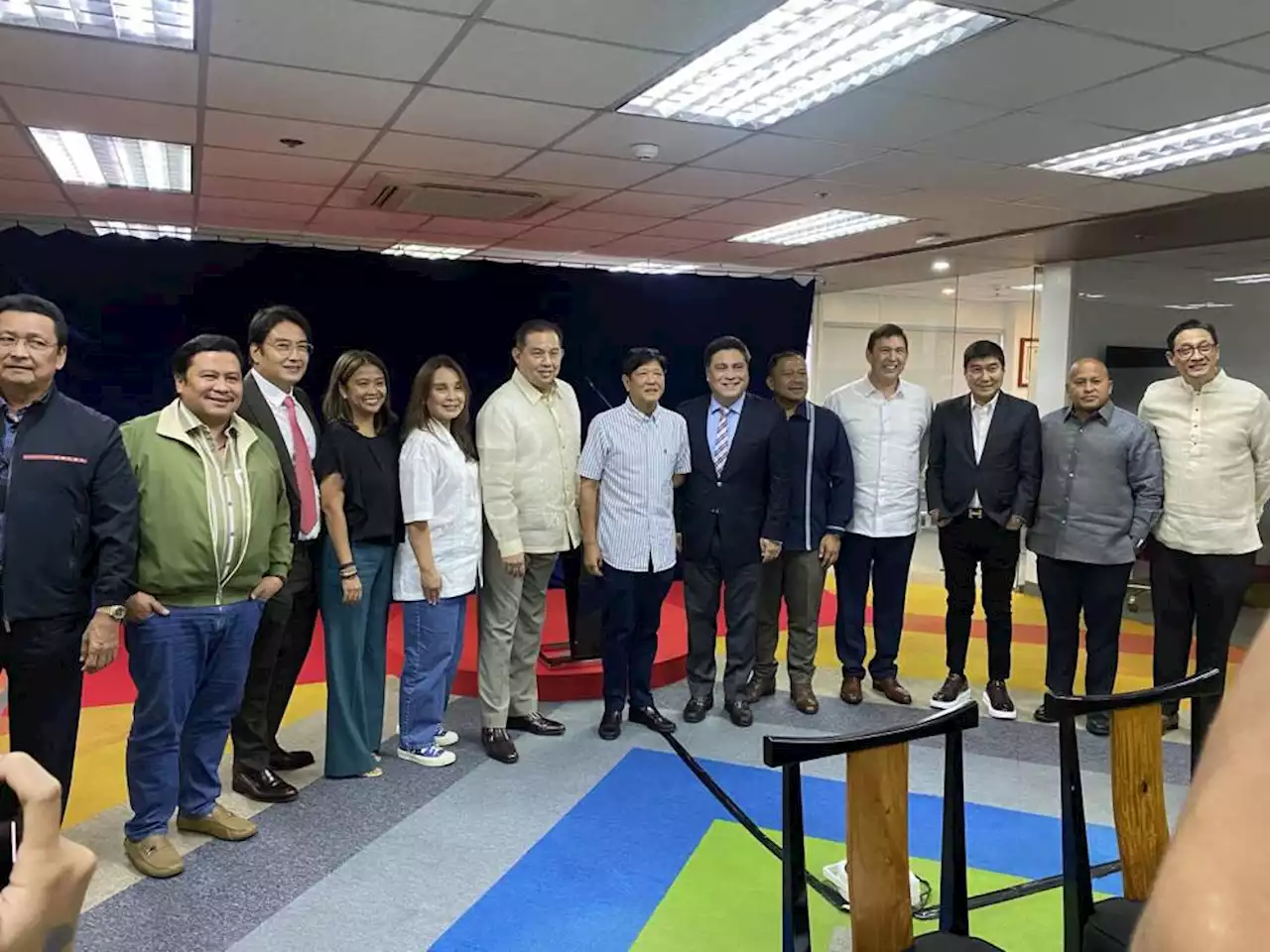 LOOK: Zubiri, fellow senators meet with Marcos