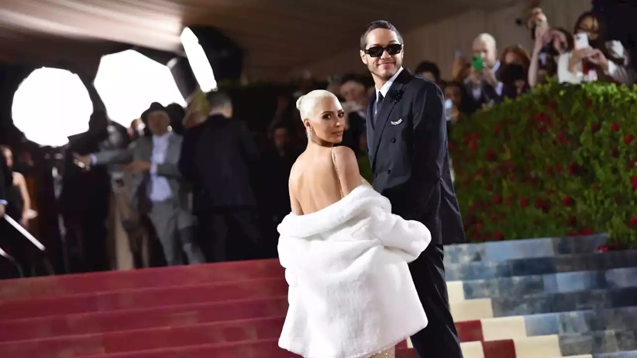 Fans Have Some Crazy Theories About Pete Davidson and Kim Kardashian’s Matching Platinum Hair