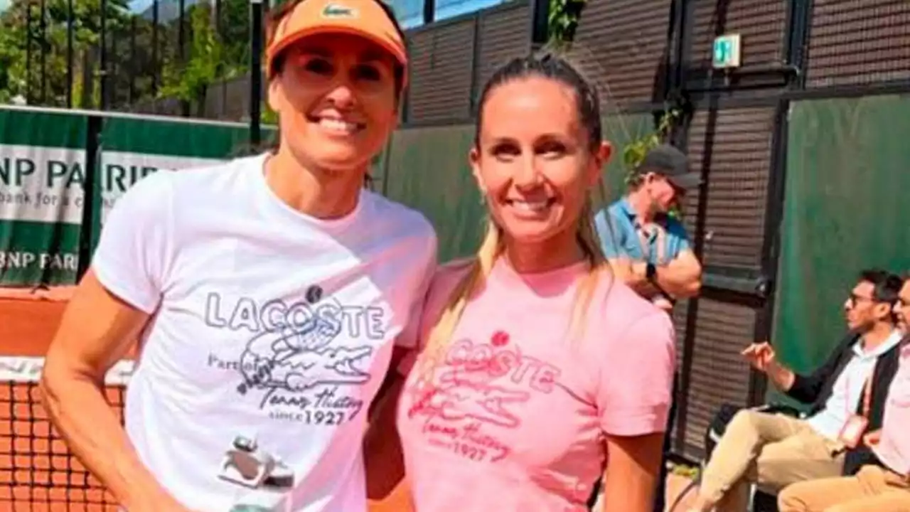 Debut triunfal de Sabatini y Dulko en el torneo de Leyendas de Roland Garros