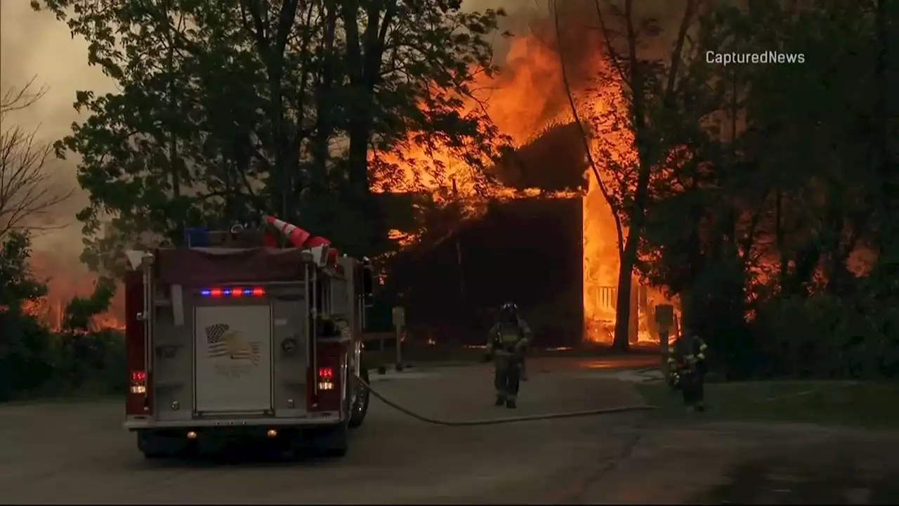 Major Fires in Calumet City, North Utica Forces Evacuations, Displaces Families and Damages Cabins